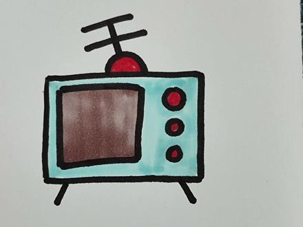 30秒学会画电视剧#一起学画画 #跟着抖音学画画 #画画 #一学就会的简笔画 #手绘