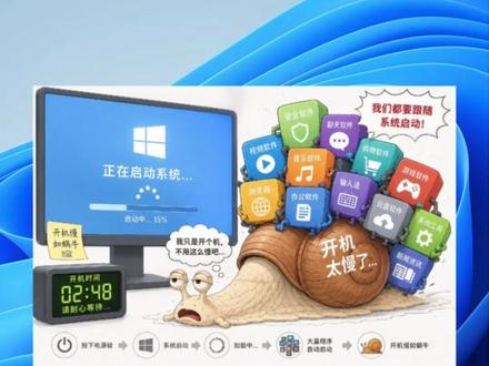 流氓自启彻底清理指南·第3期“启动文件夹法”。 #关闭软件自启动 #系统优化 #Windows11 #电脑知识