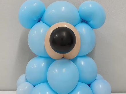 气球小熊教程#气球#气球教程