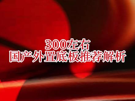 300左右国产外置底板推荐解析 #好物推荐🔥#乒乓球#乒乓球器材#乒乓球底板#快乐乒乓球🏓@抖音小助手@DOU+小助手