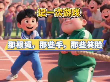 四年级上册语文同步作文记一次游戏《那根绳,那些手,那些笑脸》#作文素材#作文范文#四年级同步作文#家长收藏
记一次游戏
“加油!加油!”操场上的呐喊声此起彼伏,我们班正在举行一场激烈的拔河比赛。
那是一个阳光明媚的下午,体育老师把我们分成两队。我们是“猛虎队”,对手是“雄鹰队”。一条粗粗的麻绳静静地躺在操场上,中间系着一条红领巾作为标记。
“各就各位——”体育老师吹响了哨子。我们立刻抓紧绳子,身体向后倾斜,双脚像钉子一样钉在地上。我的心怦怦直跳,手心里全是汗。
“开始!”老师一声令下,双方同时用力。麻绳瞬间绷得笔直,中间的红色标记左右摇摆。我咬紧牙关,使出了全身力气。前面的小胖脸涨得通红,像熟透的苹果;身后的小芳紧闭双眼,嘴里不停地喊着:“用力!用力!”
就在双方僵持不下时,我突然想起体育老师教我们的技巧:“要一起用力,节奏一致!”于是我大声喊道:“一、二、拉!一、二、拉!”同学们跟着我的节奏,齐心协力往后拉。红色标记一点点向我们这边移动。
“嘟——”结束的哨声响起。“猛虎队获胜!”体育老师高声宣布。
我们欢呼着抱在一起,又蹦又跳。虽然手掌被绳子磨得发红,胳膊又酸又疼,但胜利的喜悦让我们忘记了疼痛。
这次拔河比赛让我明白:个人的力量是有限的,但集体的力量是无穷的。只要我们团结一心,就能战胜任何困难。那根粗糙的麻绳,不仅连接着我们的双手,更连接着我们的心。