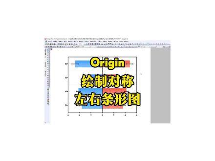 绘制左右对称条形图#宏智树ai#研究生#origin绘图 #origin一键可视化 #大学生
