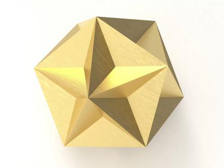 UG建模-多面体五角星 #UG建模