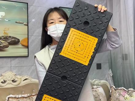 台阶垫斜坡垫马路牙子橡塑家用汽车路沿坡板减速带门槛台阶斜坡垫
