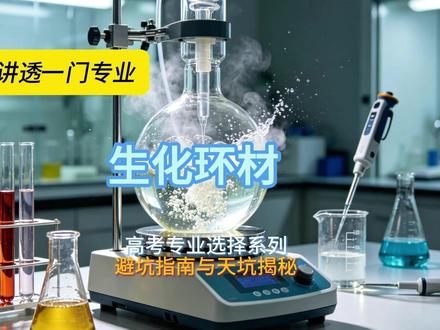 五分钟讲透一门专业【生化环材】:著名的“四大天坑”,只有家里 #高考 #志愿填报 #专业选择 #四大天坑 #避坑指南 #生化环材