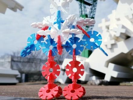 雪花片攻略 你们要的超简单奥特曼🥰 #雪花片 #玩具 #奥特曼