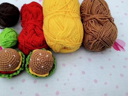 汉堡🍔小挂件教程来袭
汉堡胚(一)
来学习吧#手工diy #爱生活爱编织 #汉堡教程 #教程