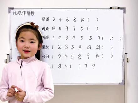 小学 找规律填数 高频题型! 玩出来的数感!找规律有方法,不用瞎蒙啦!#小学数学 #找规律 #知识分享 #思维 #每天学习一点点