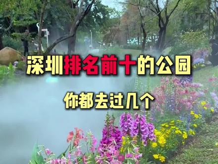 深圳这些公园你都去过吗?#深圳 #深圳游玩景点推荐