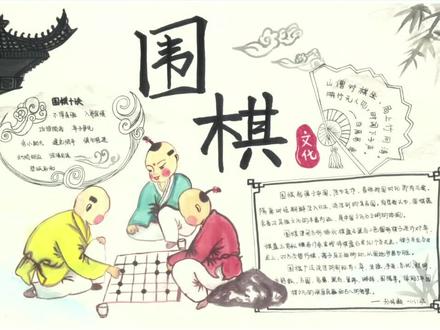精彩围棋,多彩童年|天门市实验小学围棋手抄报新鲜出炉