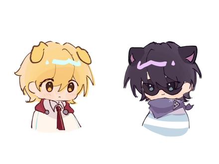 好吧我忘在这发了#蛋仔派对 #初劳 #初劳cp