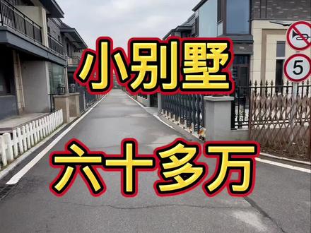 小别墅六十多万还可以分期真叫棒啊#别墅🏡 #门市 #房产