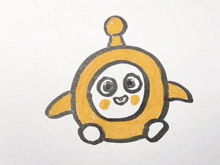 #画渣日常瞎画 #创作者中心 #创作灵感 自学画画31天啦我说怎么哪里奇怪 没给人家舌头上色 你们画时候别忘了 我下回注意#零基础学画画 #简笔画