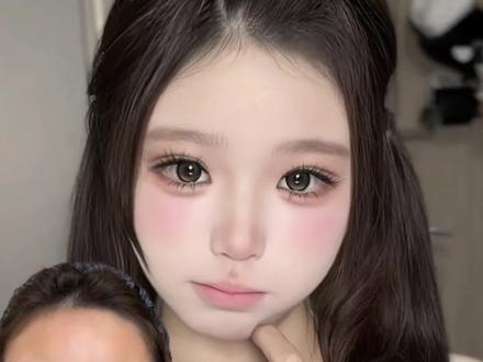 新手友好 ❗️新手万能萌妹妆4min详细妆教 #新手万能萌妹妆 #新手化妆教程 #肿眼泡妆教 #妆容教程