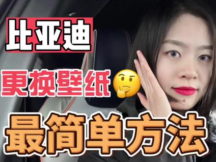 #海洋领航前兔无量 让我看看谁还不会给车机更换壁纸?#比亚迪 #宋plusdmi #用车技巧 #用车小知识