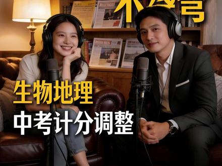 生物地理不再计入中考总分 #热点 #中考 #中考调整