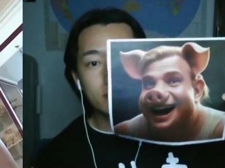 抬手不是抱歉 而是老弟你还得练#反歧视#犹点意思 #笑了