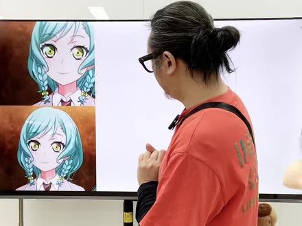 bangdream 动漫人物发型解构 #bangdream #冰川日菜 #动漫#二次元#美发