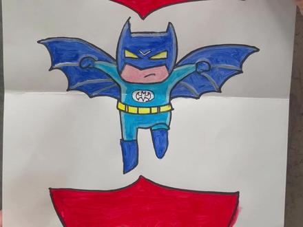 酷帅蝙蝠侠创意折叠画,简单又好玩,快分享给小伙伴~
#画画 #一起学画画 #创意美术 #少儿美术教育 #跟着抖音学画画 #儿童绘画作品 #画画使我快乐 #手掌画 #想画就画 #绘画教程