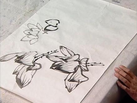 徐湛49荷花的画法(二)