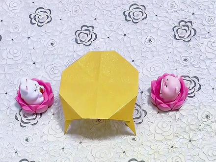 #元宝的折叠方法 #民俗文化 #传统文化 #手工折纸 #祭祀 金桌子,正方形纸,七月十四,清明节,都可。