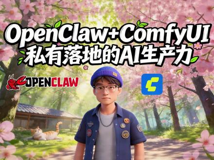 用OpenClaw使用ComfyUI,自动搭建工作流! OpenClaw+ComfyUI,自动化工作流,一句话即刻出图出视频!#ComfyUI #OpenClaw #AI #工作流 #科技