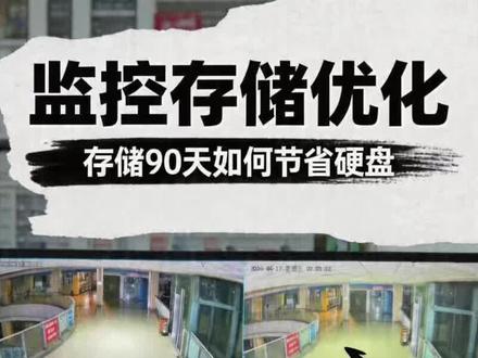 快递驿站的监控录像要求存90天,如何节省存储硬盘…