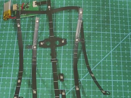 极梦匠MGEX独角兽无线灯组 组装前检测部分