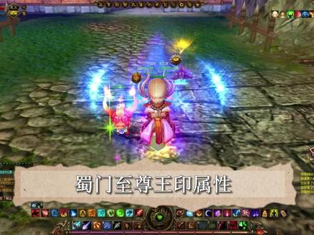 蜀门至尊王印属性,顺便来高手看下大哥这些状态得多少W#蜀门端游 #蜀门
