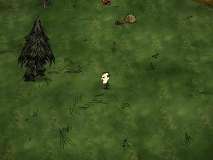 饥荒联机沃尔特:打远古犀牛按住你的F键不要动 #饥荒