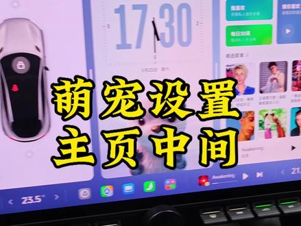 小米萌宠设置 #小米汽车 #小米YU7 #车机使用技巧