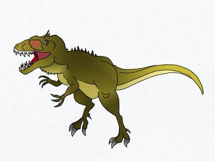 如何画侏罗纪世界3的南方巨兽龙 #画画 #一起学画画 #恐龙简笔画