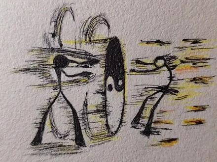 如何绘制不同难度的火柴人 #画画 #艺术 #教程 #绘画