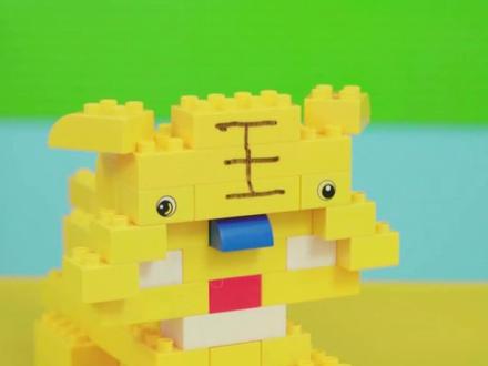 你知道十二生肖里为什么有老虎而没有狮子#积木搭建 #积木搭建教程 #大颗粒积木