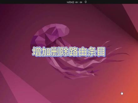 增加或删除Ubuntu路由条目的操作#Ubuntu#LINUX#电脑技巧 #电脑 #电脑知识 #操作系统 #小技巧