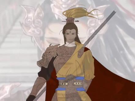 二郎神绘制过程记录#中国神明系列