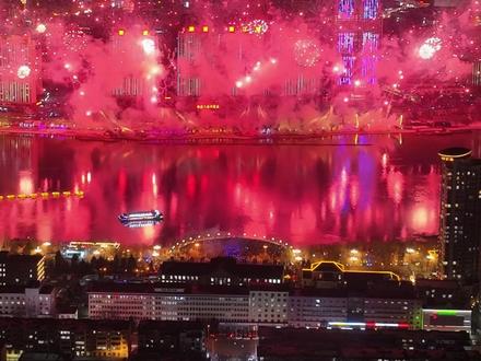 #吉林市 2026迎新年大型烟花秀 12月31日上演!新增瀑布烟花 最佳观赏位置在这里#吉林#2026#新年#烟花