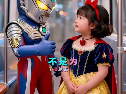 公交车上的惊喜 #赛罗 #奥特曼 #芭比娃娃 #二次元