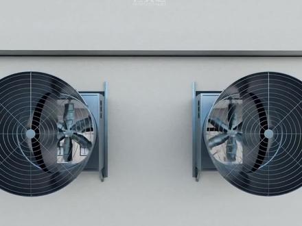 负压风机的通风降温原理和安装过程!#负压风机 #通风降温设备 #负压风机通风原理