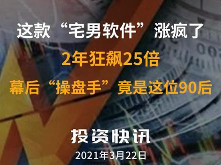 这款"宅男软件"涨疯了,2年狂飙25倍!幕后"操盘手"竟是这位90后#数字货币#孙宇晨#波场币