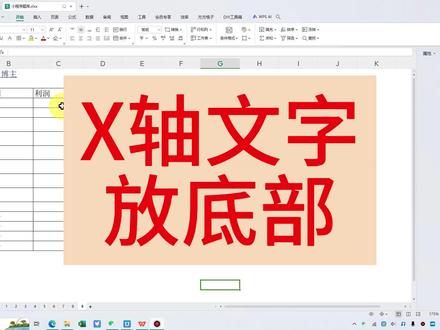 折线图横坐标怎么放在底部;折线图刻度线下移#excel技巧 #office办公技巧 #玩转office #表格