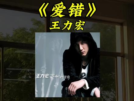 《爱错》歌词分享+个人理解#爱错 #王力宏 #王力宏《爱错》