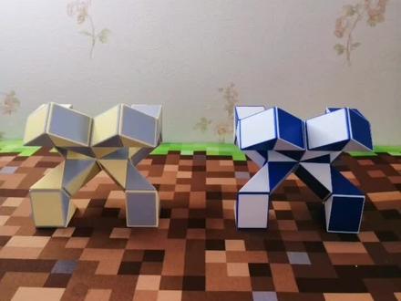 【第22集】24段魔尺教程-机器人,网友说想折个人,必须安排!还想学什么,评论区留言!#百变魔尺#24段魔尺