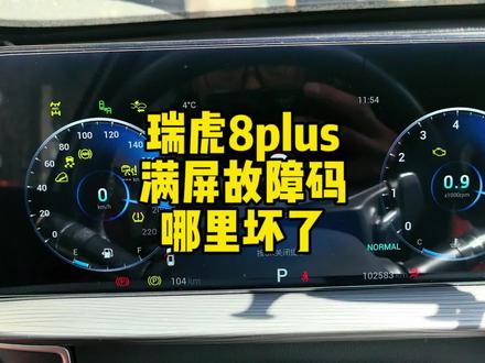 瑞虎8plus满屏故障码哪里坏了#奇瑞汽车 #星途汽车 #瑞虎8plus #自驾西藏 #自驾游 #西藏旅游 #故障灯 #用车知识