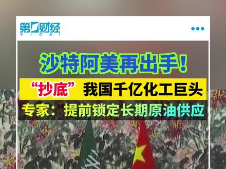 再出手!沙特阿美拟入股恒力石化
