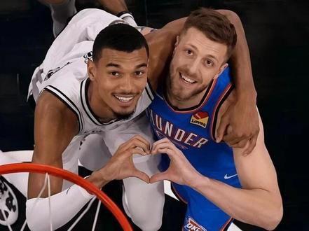 马刺“反搓澡”胜雷霆,大比分2:2 #马刺10382雷霆 #nba #文班亚马 #詹姆斯 #湖人