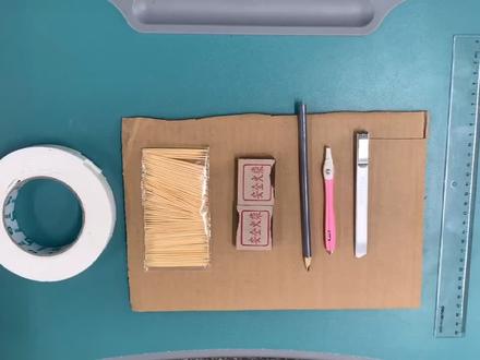 六年级科学家庭拓展实验五:火柴棍桥。#科学实验 #亲子手工