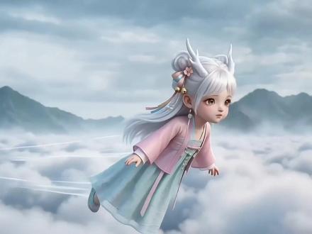 《天降团宠龙崽》第2集,崽崽肚子饿,崽崽要去捕猎啦!#原创动漫 #原创动画#二次元#ai动漫