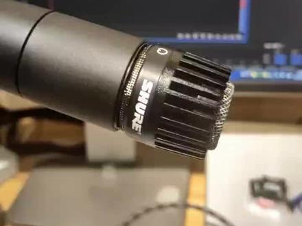 舒尔sm57录的尼龙琴声音还不错哦