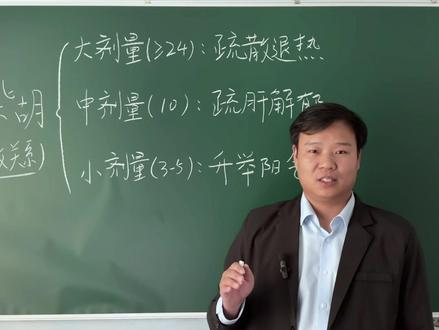 柴胡的量效关系 #学中医 #柴胡 #用量